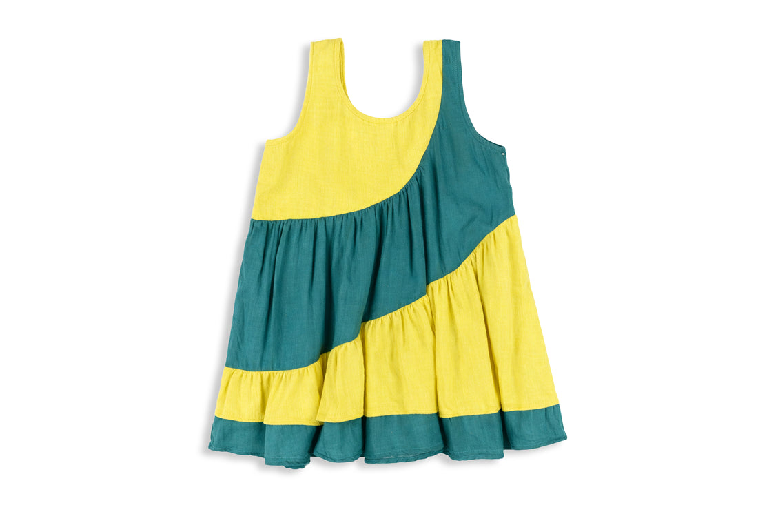 Block Tiered Dress