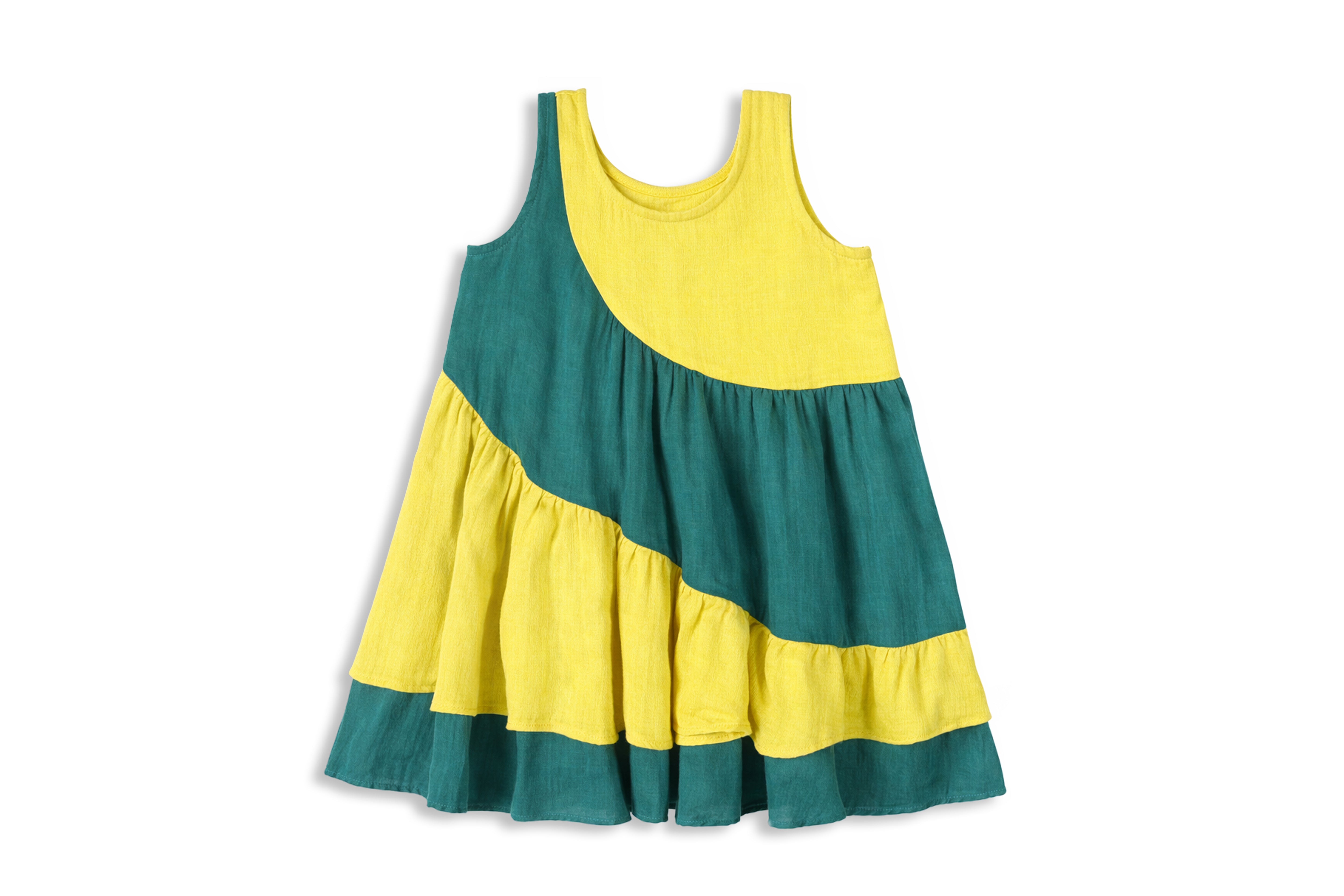 Block Tiered Dress