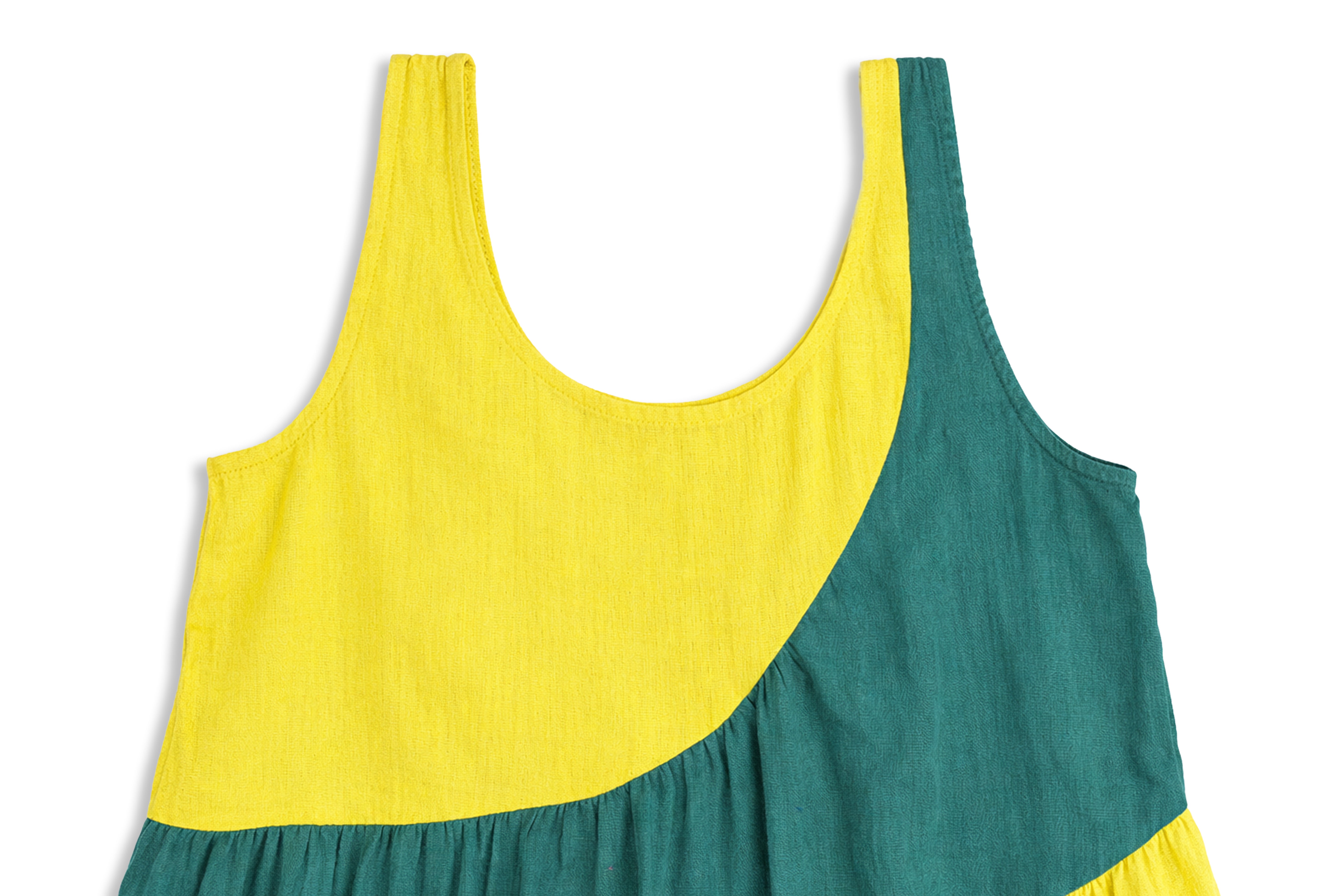 Block Tiered Dress