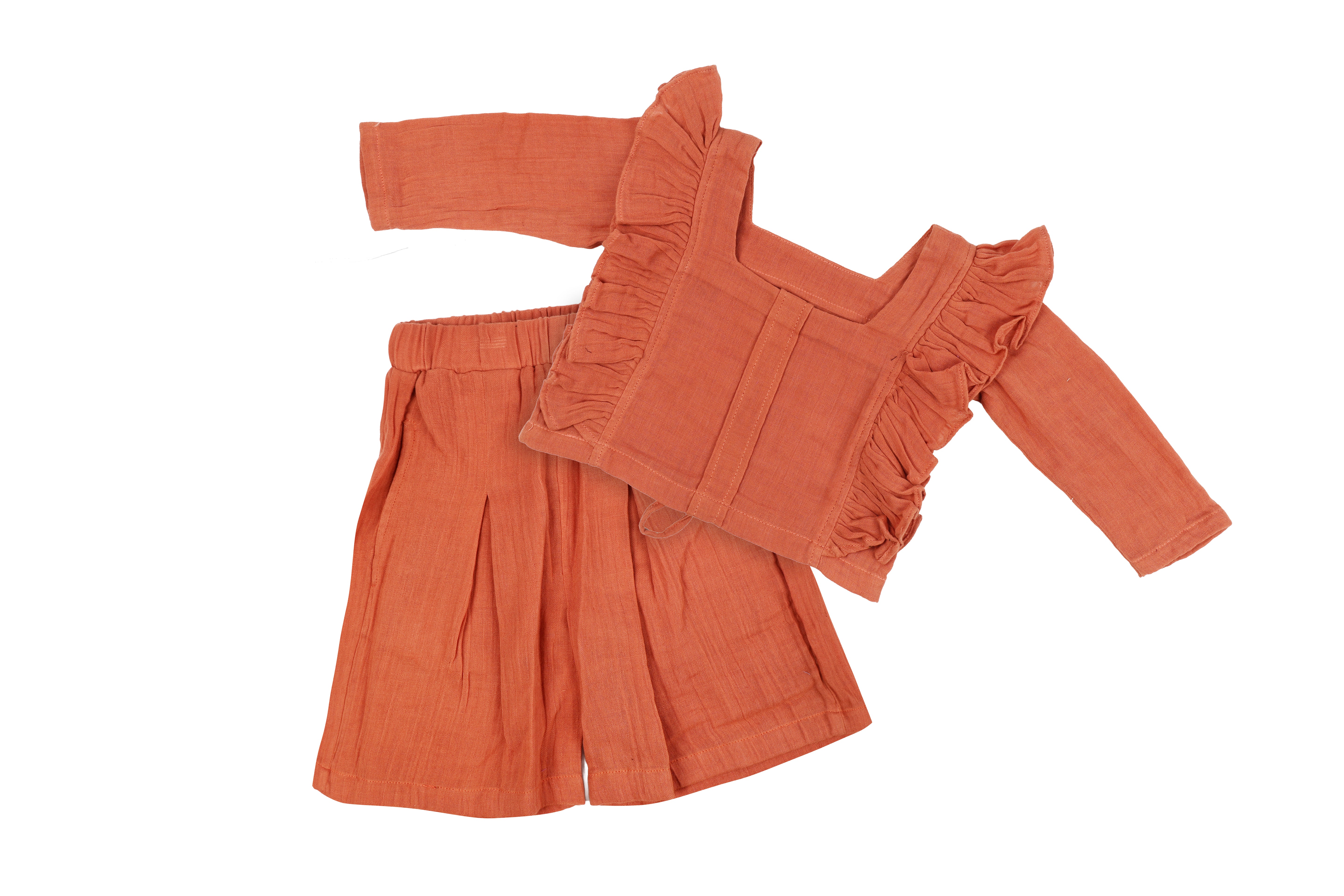 Terracotta Breeze Cotton Co-ord Set