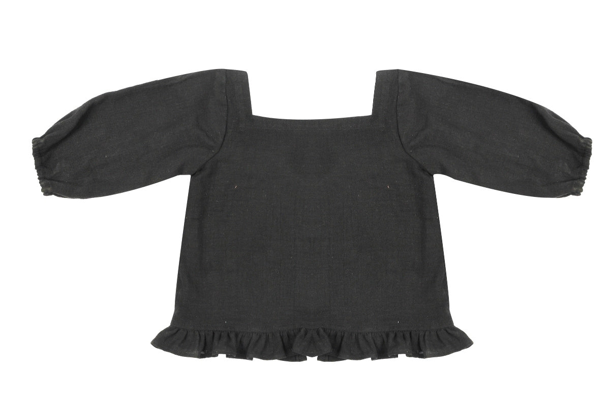 Midnight Ruffle Cotton Co-ord Set