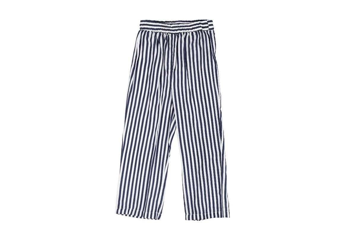 Navy Stripe Cotton Co-ord Set