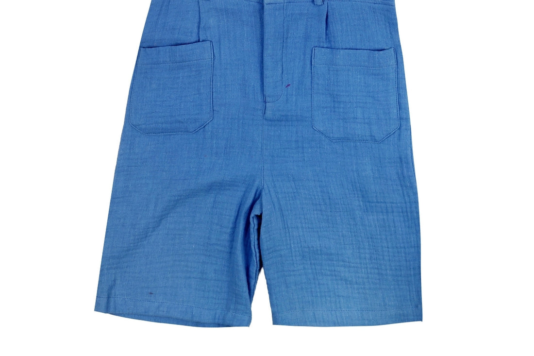 Ocean Utility Cotton Playsuit