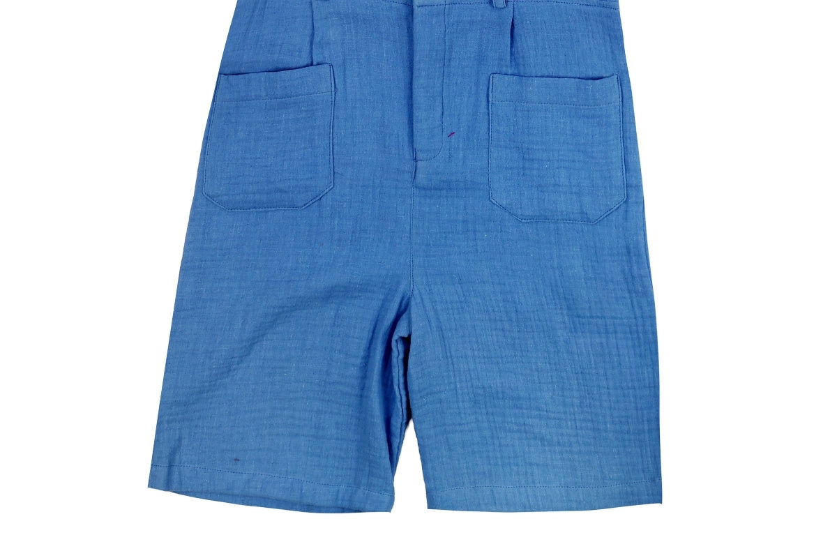Ocean Utility Cotton Playsuit