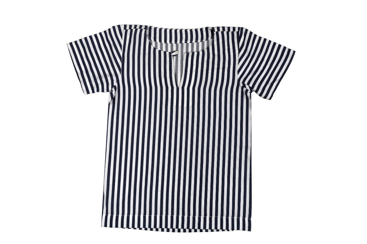 Navy Stripe Cotton Co-ord Set