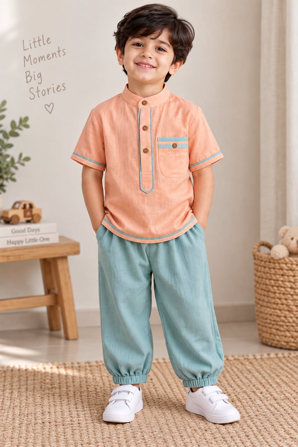 Peach & Aqua Little Explorer Set