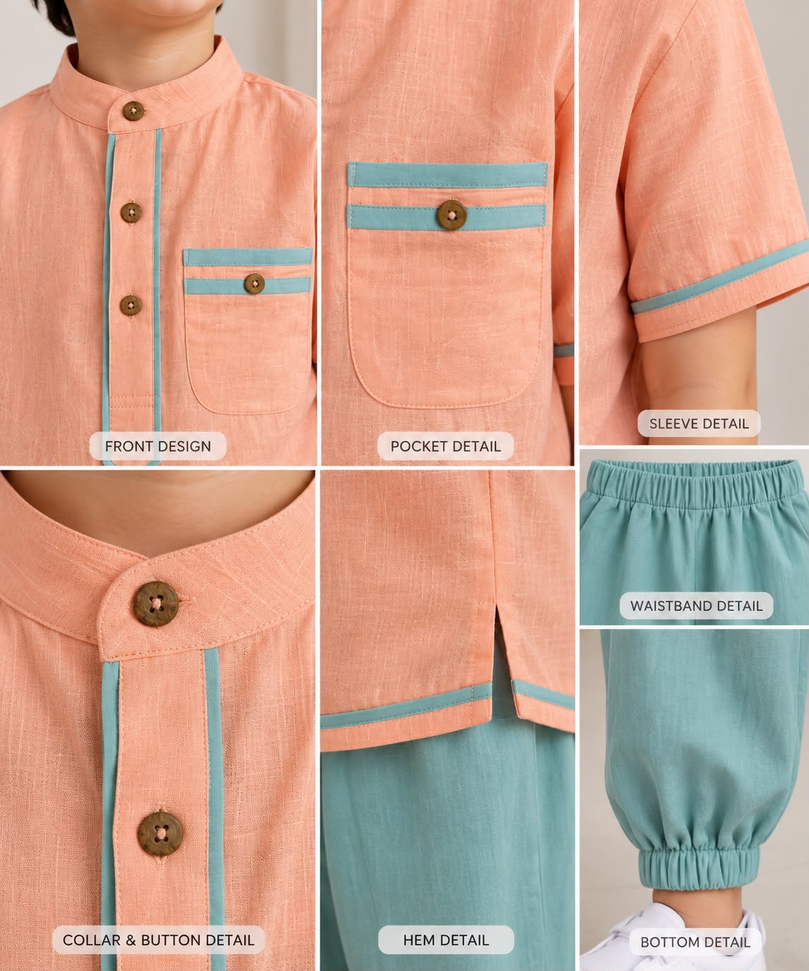 Peach & Aqua Little Explorer Set