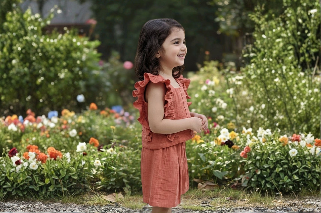 Terracotta Breeze Cotton Co-ord Set