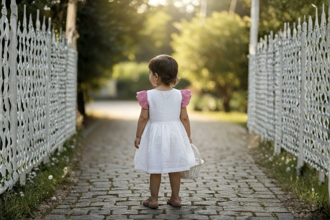 Blossom Stripe Cotton Dress