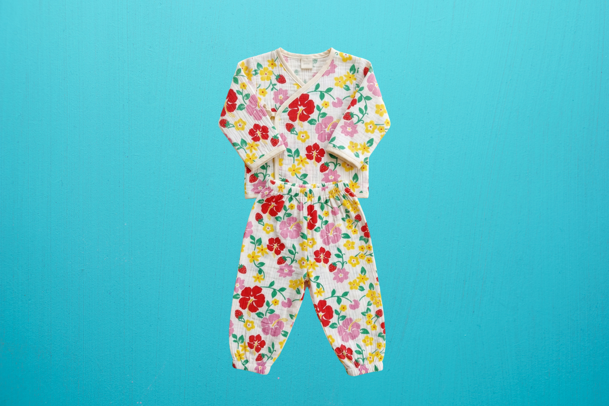 Blossom Garden Cotton Baby Co-ord Set