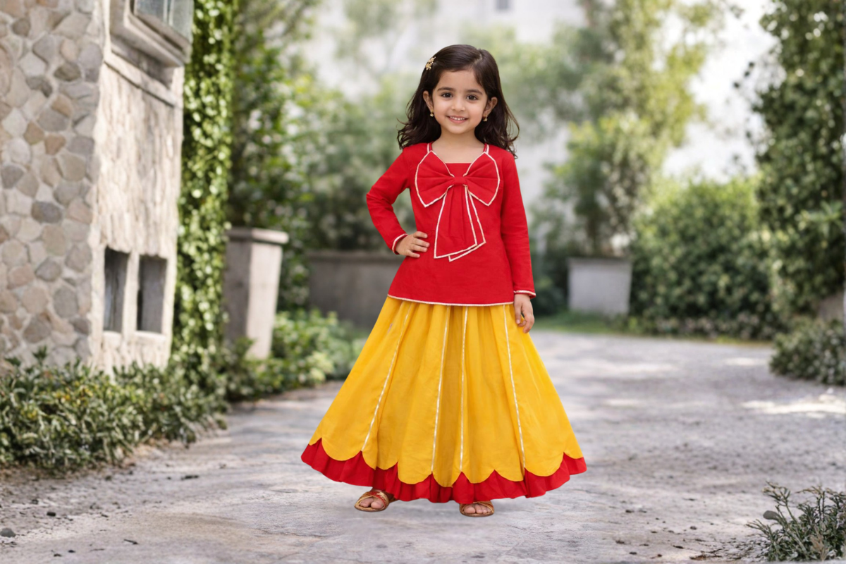 Sunshine Royal Cotton Lehenga Set