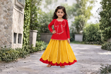 Sunshine Royal Cotton Lehenga Set