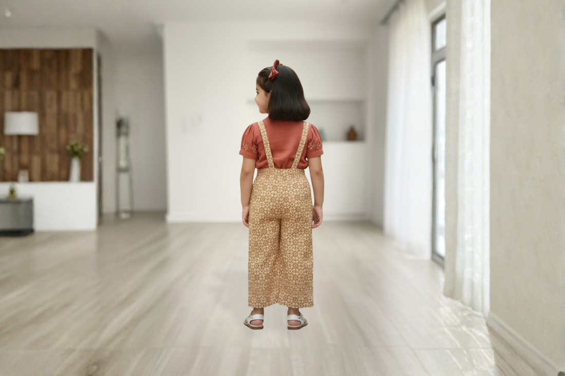 Desert Bloom Cotton Suspender Co-ord Set