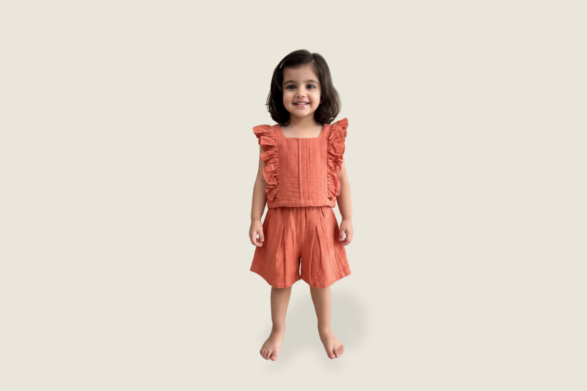 Terracotta Breeze Cotton Co-ord Set