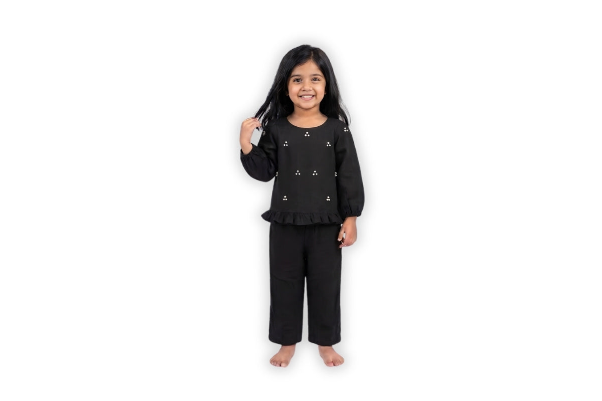 Midnight Charm Cotton Co-Ord Set