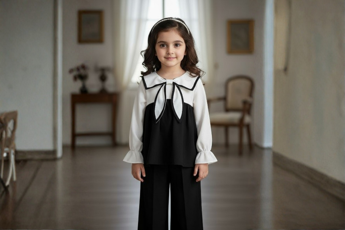 Noir Elegance Cotton Co-ord Set