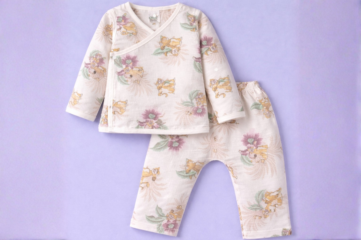 Soft Blossom Cotton Baby Co-ord Set