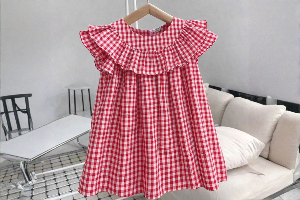 Cherry Breeze Cotton Dress